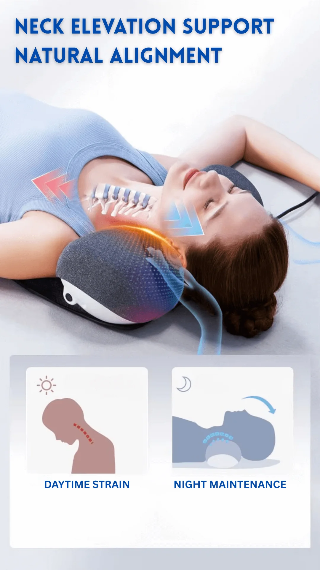 Alphay Medcial Elektronický masážní polštář na krk a ramena 9